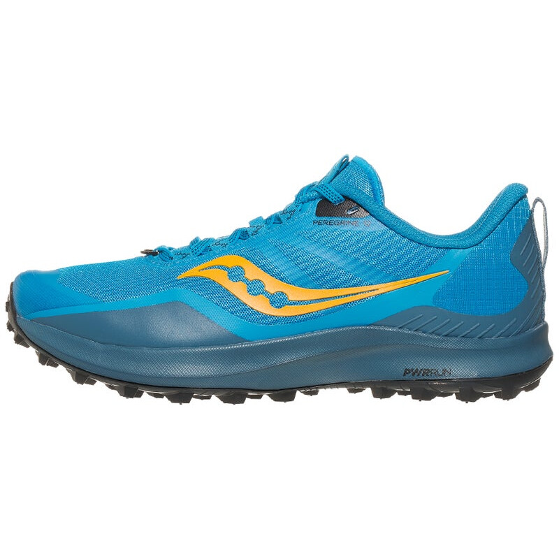 Buy Kids' Saucony Peregrine 12 Shield A/C Navy / Orange | Michelson's Shoes - Lexington & Needham MA